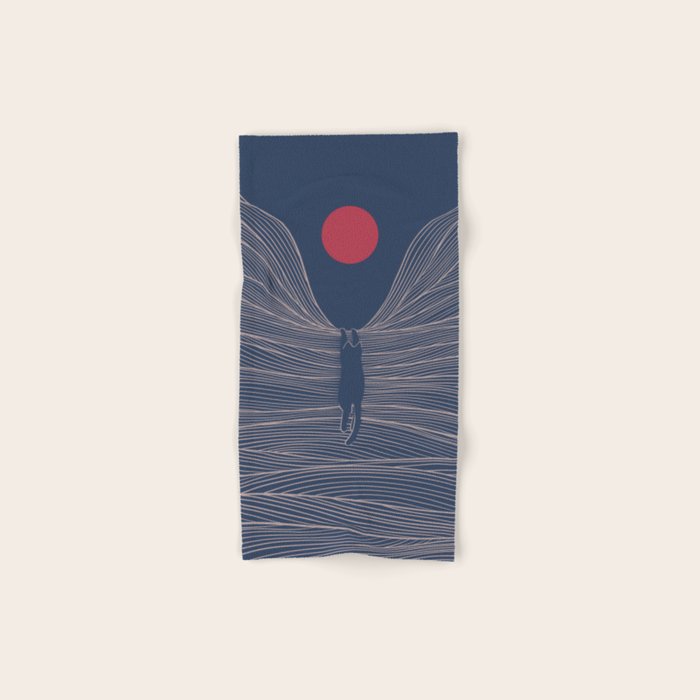 Cat Landscape 189 Bath Towel Gallery Image 1