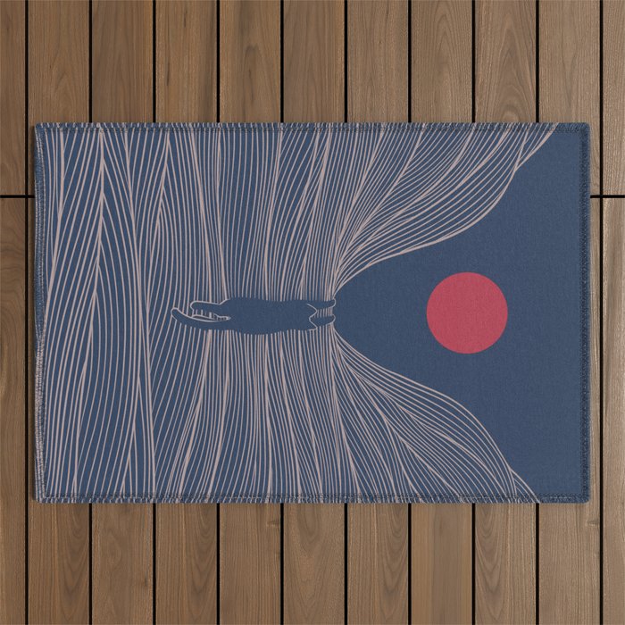 Cat Landscape 189 Outdoor Rug Gallery Image 1