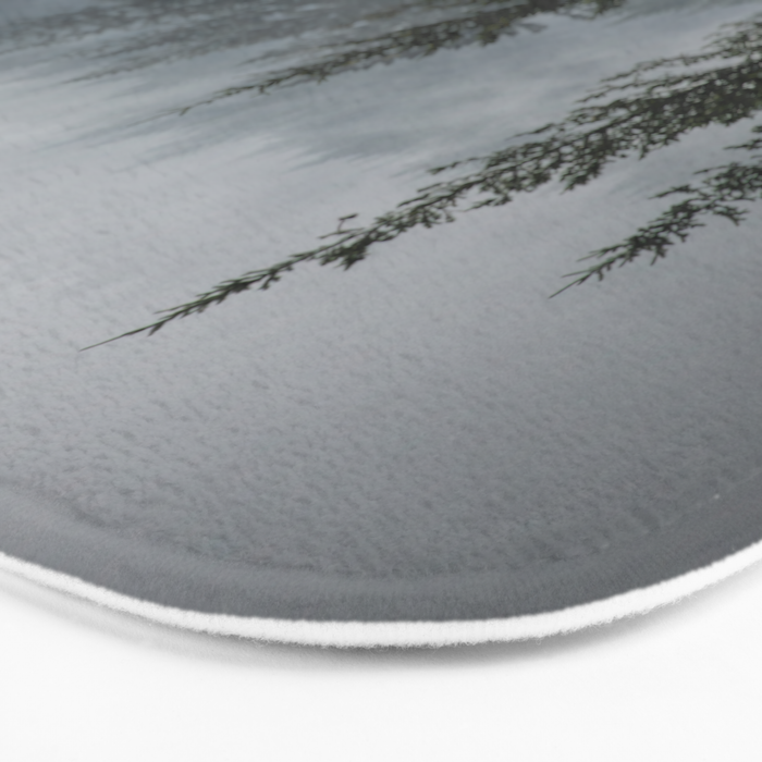 Forest Fog Mountain V - Wanderlust Nature Photography Bath Mat Gallery Image 3