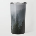 Forest Fog Mountain V - Wanderlust Nature Photography Travel Mug Gallery Image 2