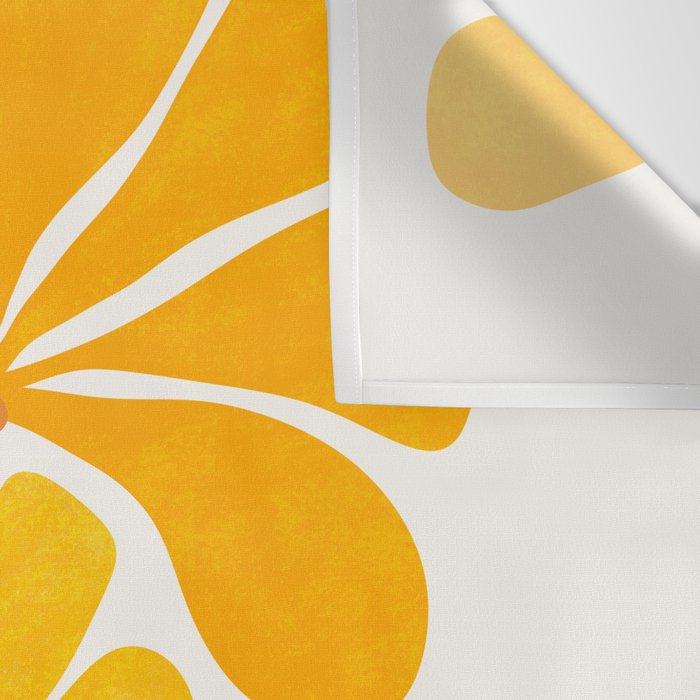 Joyful Sunflowers Floral Illustration Wall Tapestry Gallery Image 3