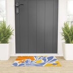 Joyful Sunflowers Floral Illustration Welcome Mat Gallery Image 3