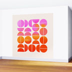 Playful, Vivid Abstract Wall Mural Gallery Image 2