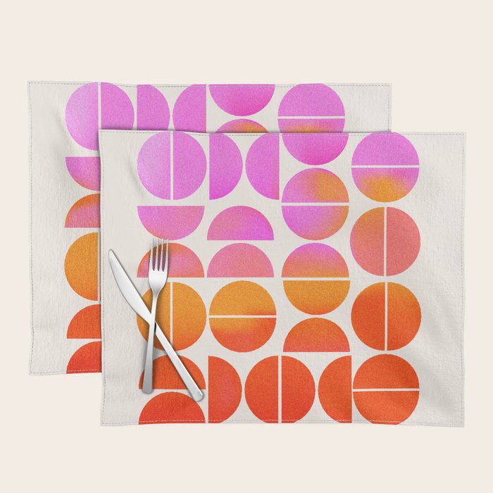 Playful, Vivid Abstract Placemat Gallery Image 1