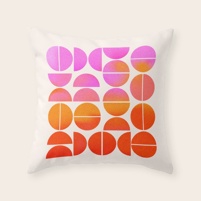Playful, Vivid Abstract Throw Pillow Gallery Image 6