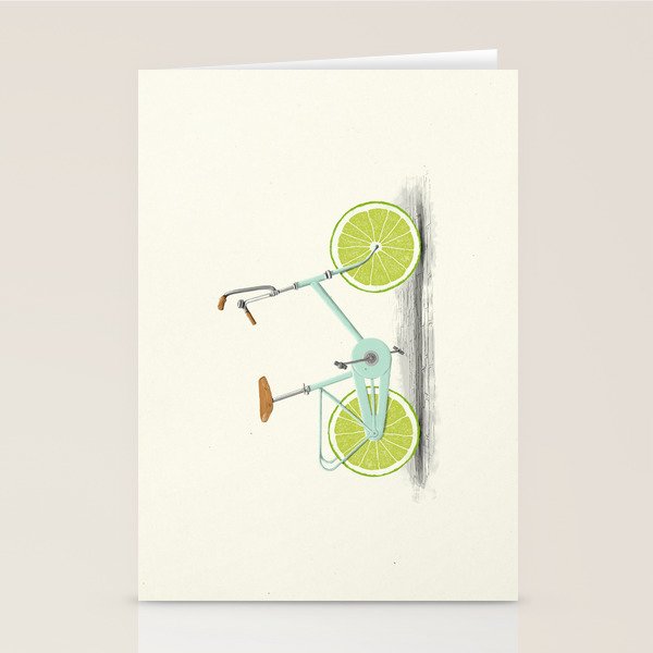 Acid (Blue) Stationery Card Gallery Image 2