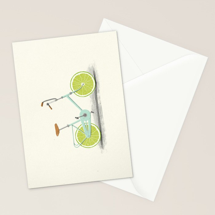 Acid (Blue) Stationery Card Gallery Image 2