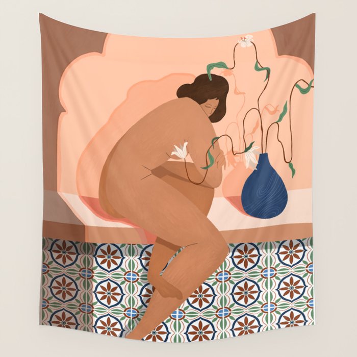 Contemplation Wall Tapestry Gallery Image 1