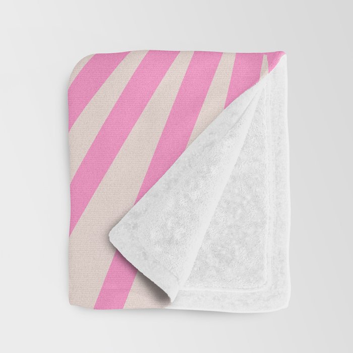 Le Soleil | 01 - Retro Sun Print Pink Aesthetic Preppy Decor Modern Abstract Sunshine Throw Blanket Gallery Image 3