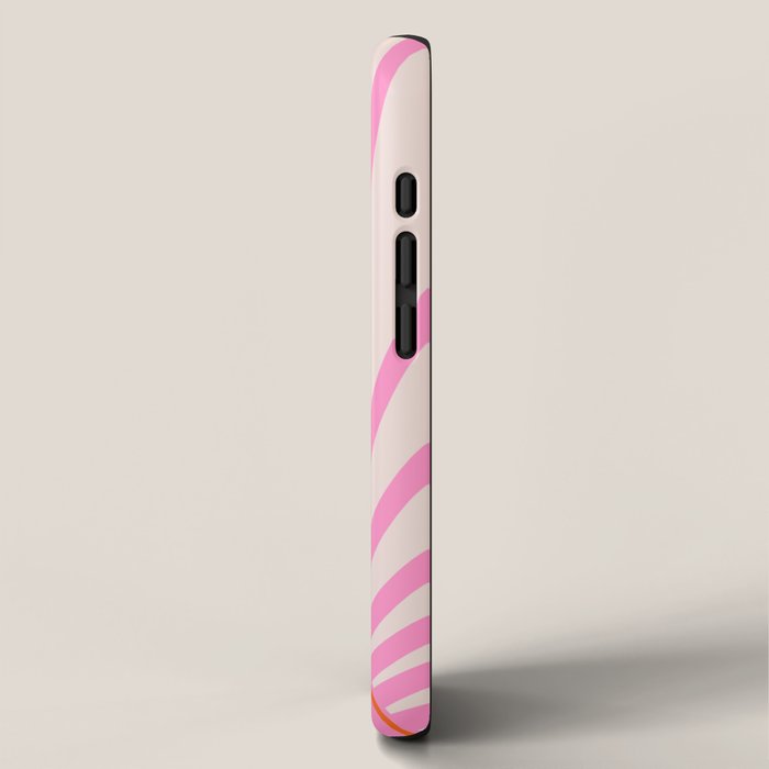 Le Soleil | 01 - Retro Sun Print Pink Aesthetic Preppy Decor Modern Abstract Sunshine iPhone Case Gallery Image 2