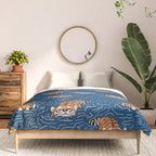 Tigers in the water Comforter Gallery Image 3
