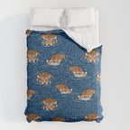 Tigers in the water Comforter Gallery Image 6