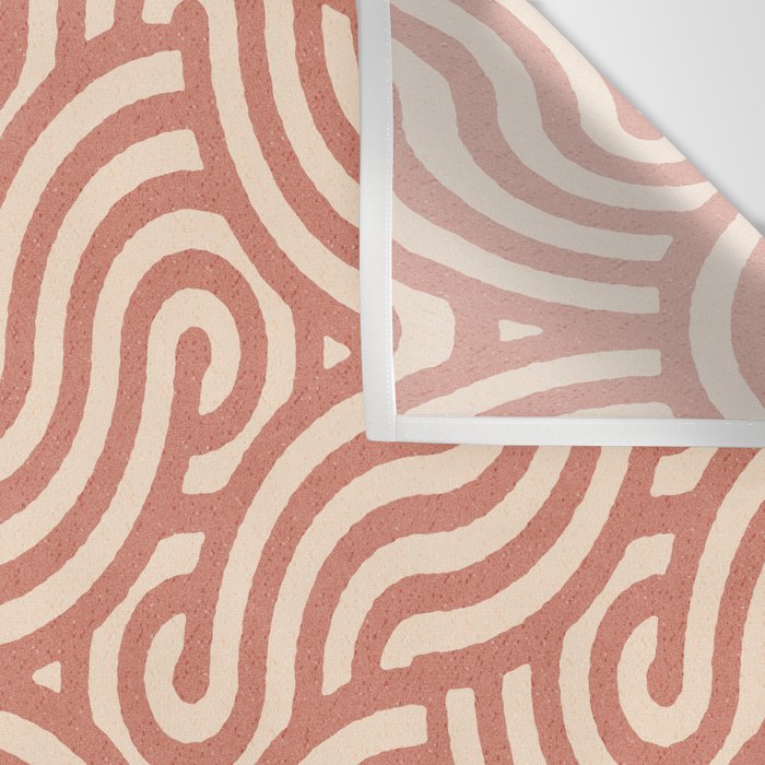 SWIRL Cinnamon and Oat Wall Tapestry Gallery Image 3