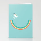 Skateboarding cloud Stationery Card Gallery Image 2