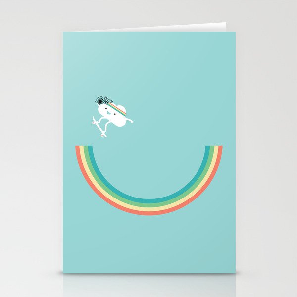 Skateboarding cloud Stationery Card Gallery Image 1