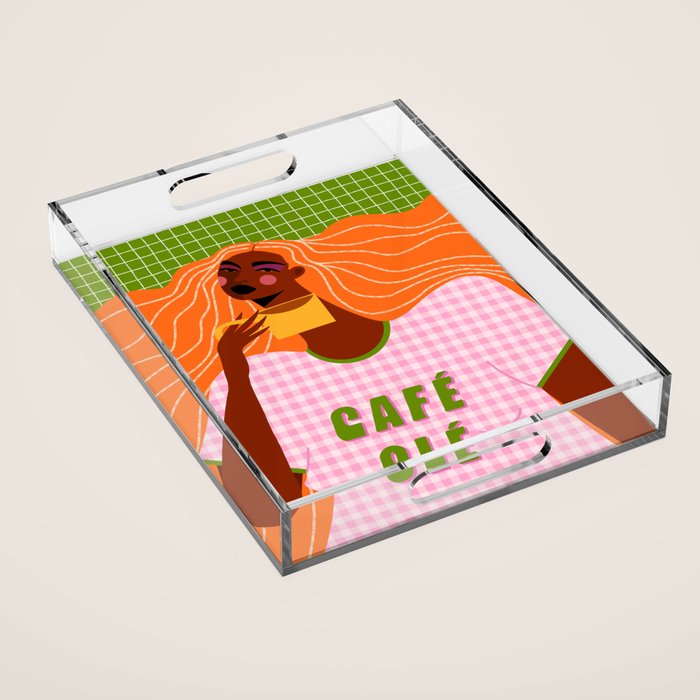 Café Olé - Coffee Bar Styling Acrylic Tray Gallery Image 1