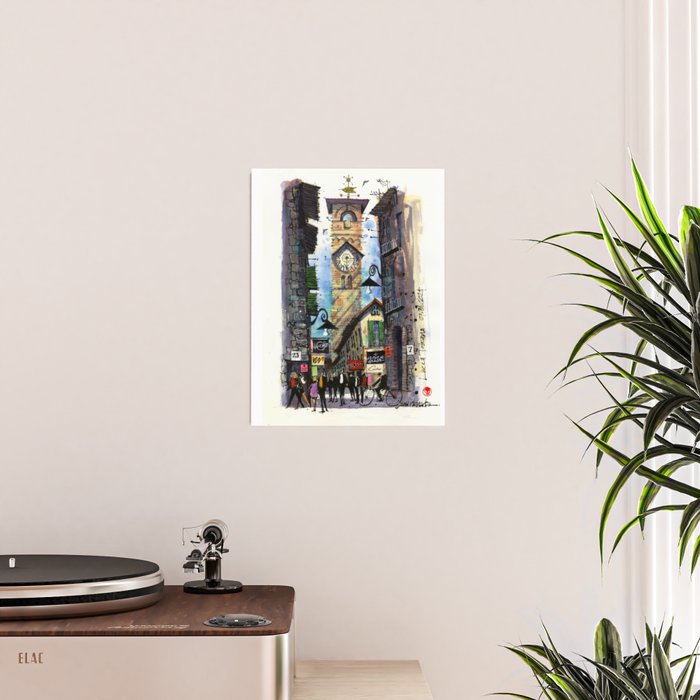 Lucca Clock Tower Poster Gallery Image 2