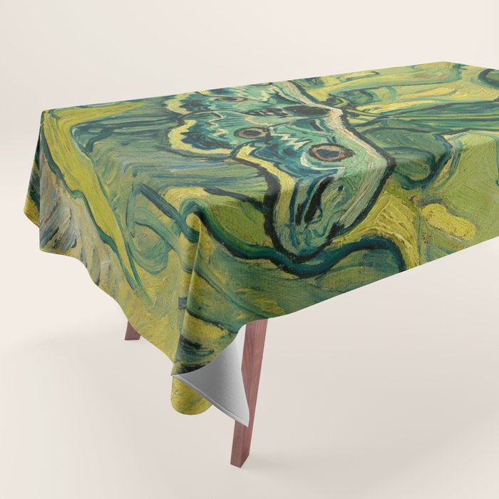 Vincent Van Gogh Giant Emperor Peacock Moth Tablecloth Gallery Image 1