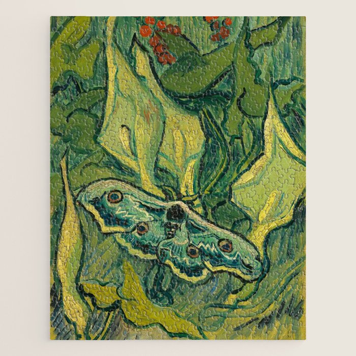 Vincent Van Gogh Giant Emperor Peacock Moth Jigsaw Puzzle Gallery Image 1
