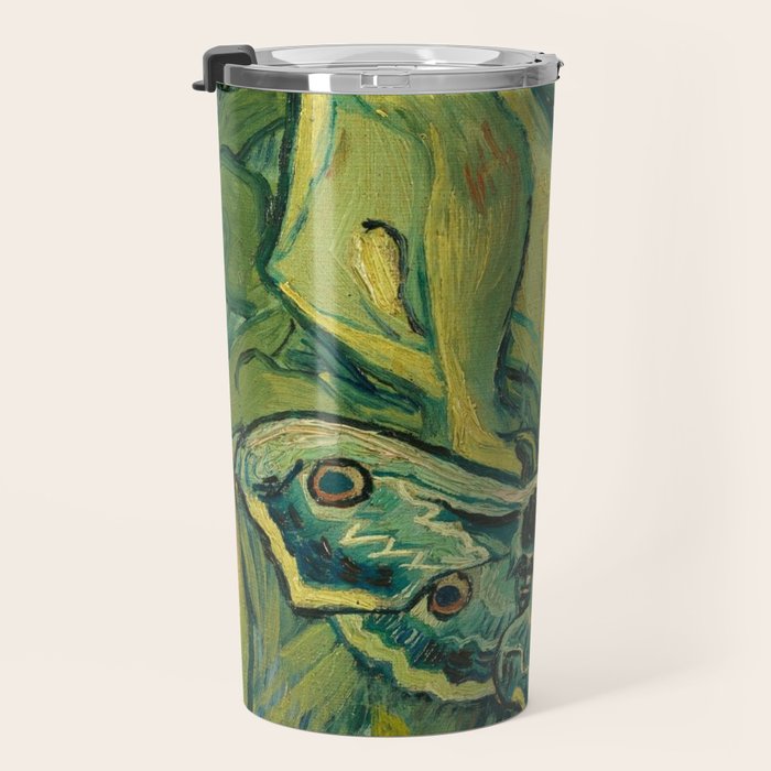 Vincent Van Gogh Giant Emperor Peacock Moth Travel Mug Gallery Image 3