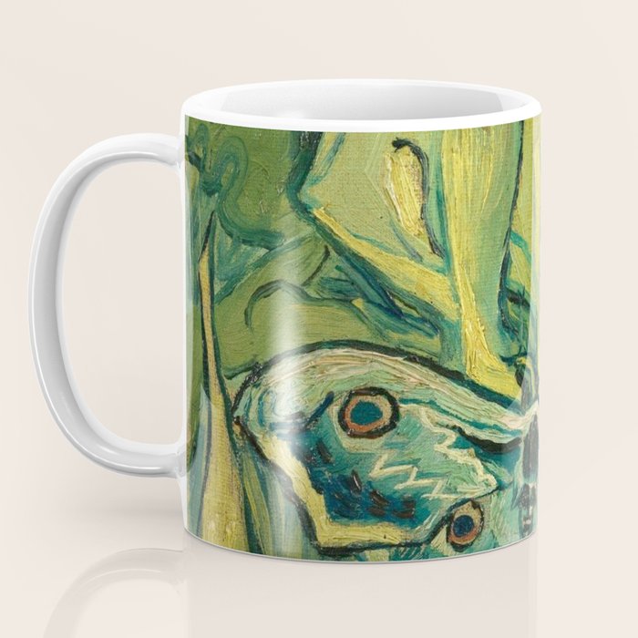 Vincent Van Gogh Giant Emperor Peacock Moth Coffee Mug Gallery Image 3