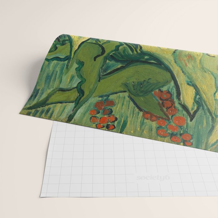 Vincent Van Gogh Giant Emperor Peacock Moth Wrapping Paper Gallery Image 2