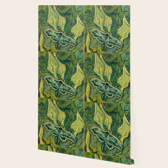 Vincent Van Gogh Giant Emperor Peacock Moth Wallpaper Gallery Image 2