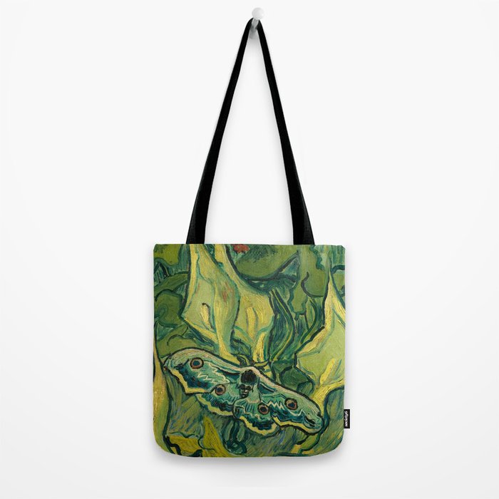 Vincent Van Gogh Giant Emperor Peacock Moth Tote Bag Gallery Image 2