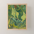Vincent Van Gogh Giant Emperor Peacock Moth Mini Art Print Gallery Image 1