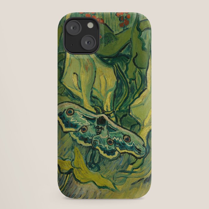 Vincent Van Gogh Giant Emperor Peacock Moth iPhone Case Gallery Image 18