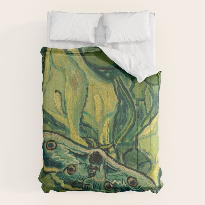 Vincent Van Gogh Giant Emperor Peacock Moth Comforter Gallery Image 6