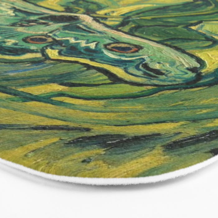 Vincent Van Gogh Giant Emperor Peacock Moth Bath Mat Gallery Image 3