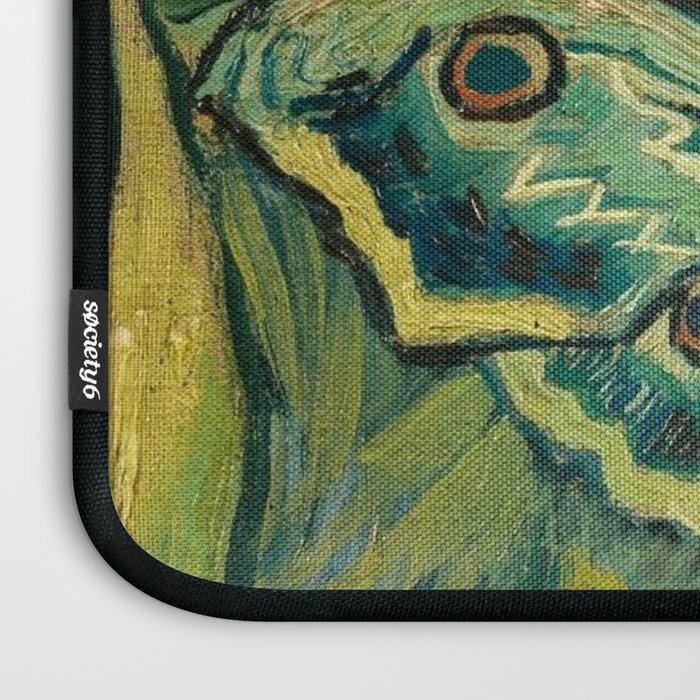 Vincent Van Gogh Giant Emperor Peacock Moth Laptop Sleeve Gallery Image 3