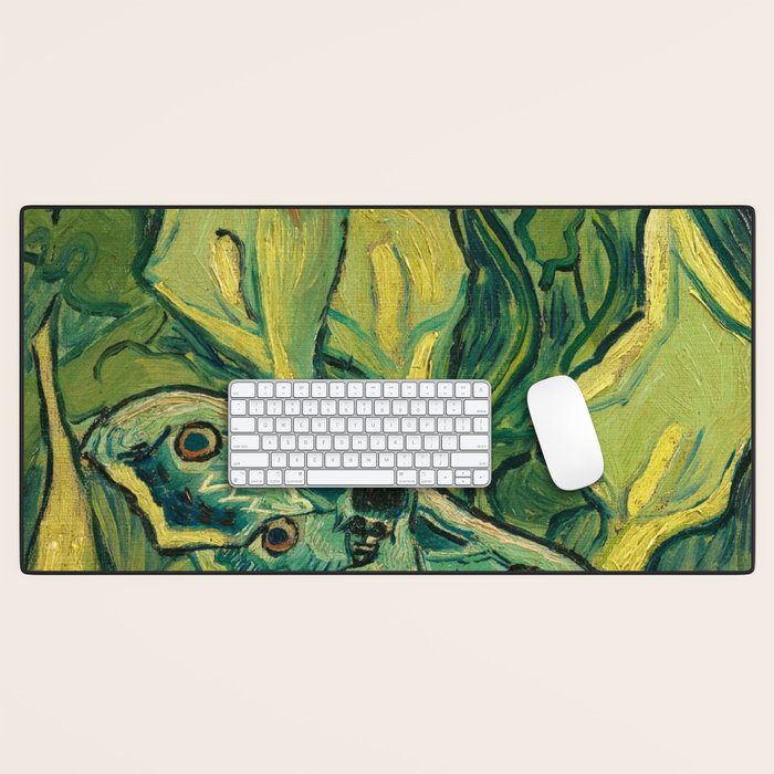 Vincent Van Gogh Giant Emperor Peacock Moth Desk Mat Gallery Image 1