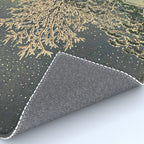 Tsuchiya Kôitsu Japanese Woodblock Vintage Print Winter Landscape Snowfall Rug Gallery Image 4