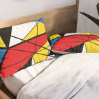 Mondrian Art Pillow Sham Gallery Image 2