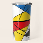 Mondrian Art Travel Mug Gallery Image 2