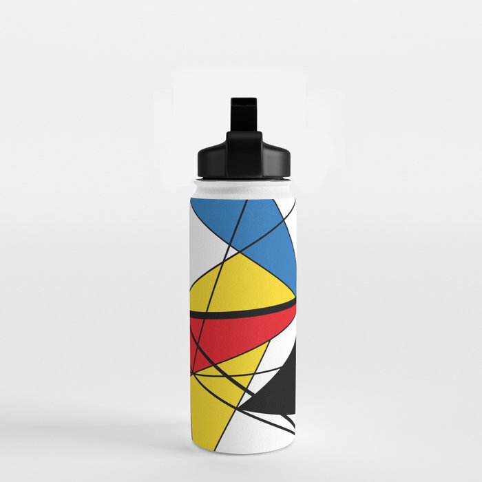 Mondrian Art Water Bottle Gallery Image 2