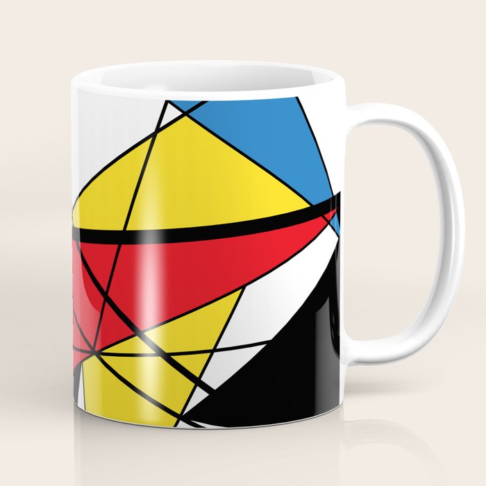 Mondrian Art Coffee Mug Gallery Image 1
