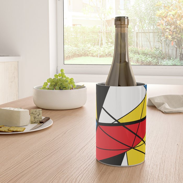 Mondrian Art Wine Chiller Gallery Image 4
