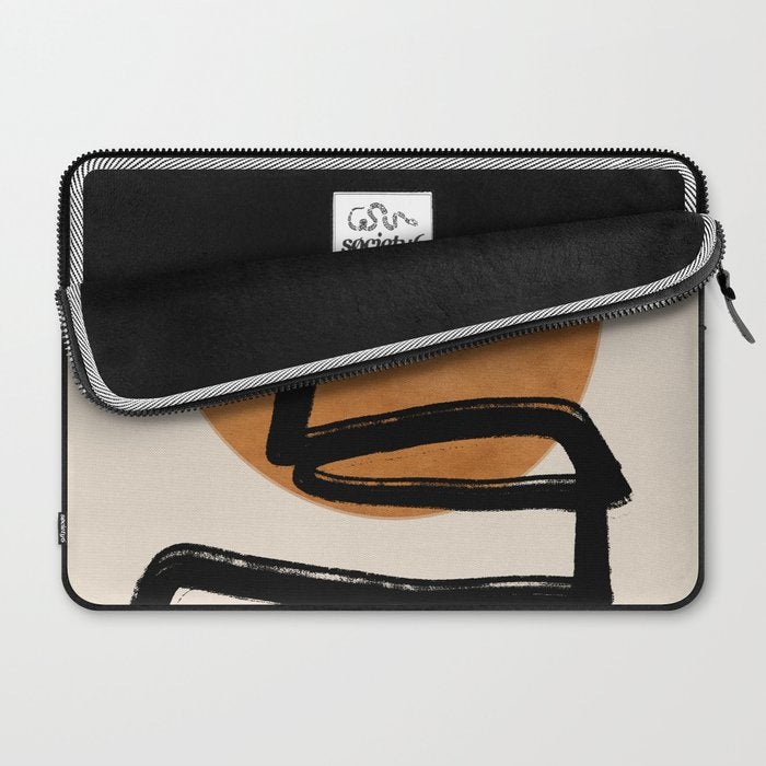 Abstract line art 97 Laptop Sleeve Gallery Image 2