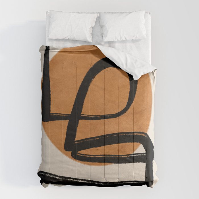 Abstract line art 97 Comforter Gallery Image 1