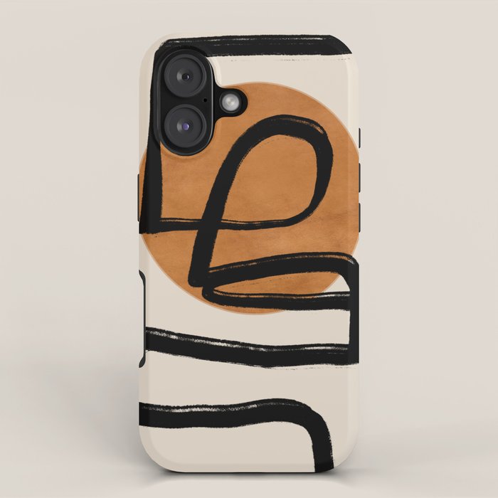 Abstract line art 97 iPhone Case Gallery Image 1