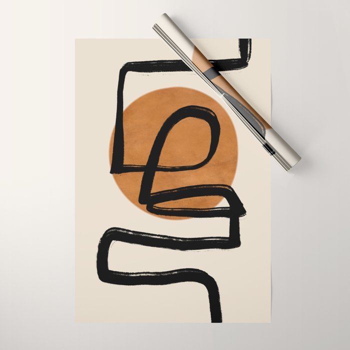 Abstract line art 97 Wrapping Paper Gallery Image 1