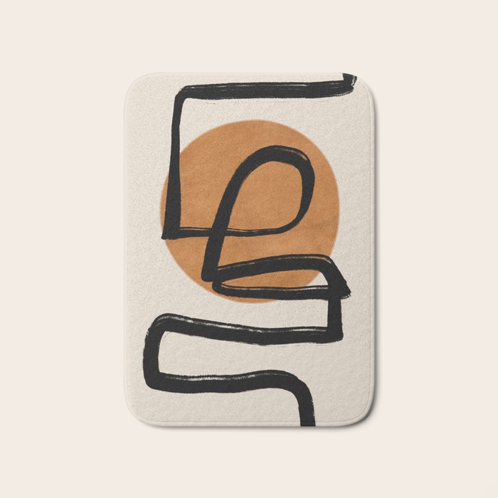 Abstract line art 97 Bath Mat Gallery Image 1