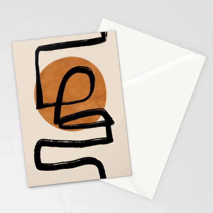 Abstract line art 97 Stationery Card Gallery Image 2