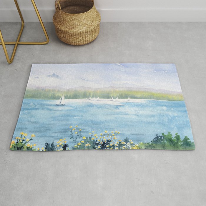 Cayuga Lake Regatta Rug Gallery Image 1