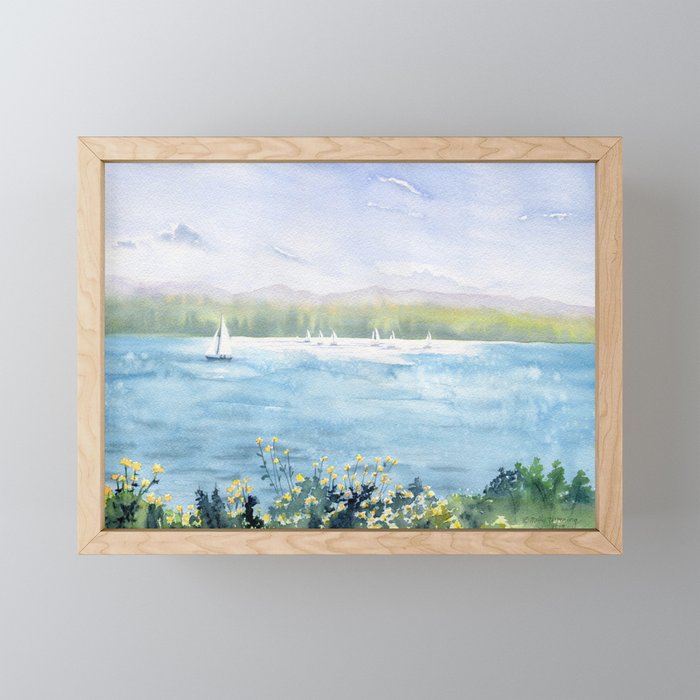 Cayuga Lake Regatta Mini Art Print Gallery Image 1