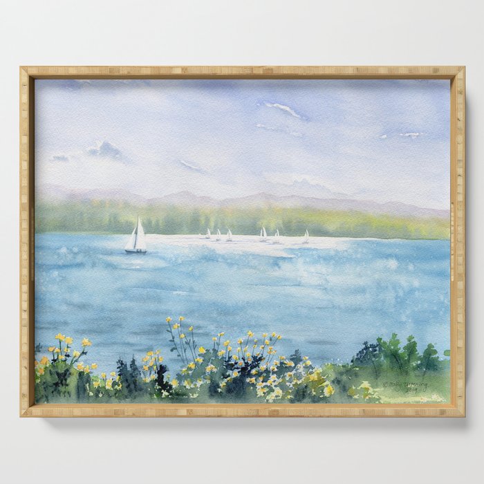 Cayuga Lake Regatta Serving Tray Gallery Image 1