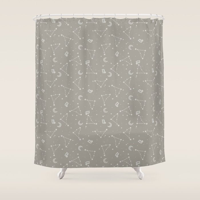 Capricorn Constellation Shower Curtain Gallery Image 1